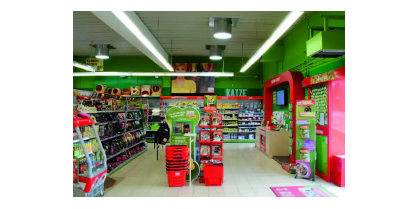 索樂(lè)圖無(wú)電照明——寵物食品商店需要什么樣的光源?